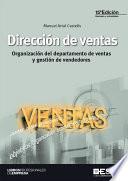 Dirección de ventas. Organización del departamento de ventas y gestión de vendedores