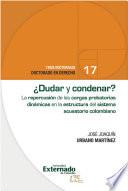 ¿Dudar y condenar? El impacto de las cargas probatorias dinámicas en el sistema acusatorio colombiano.