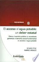 El acceso al agua potable: un deber estatal. Cómo el servicio público de acueducto garantiza el derecho social fundamental de acceso al agua potable