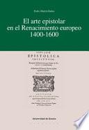 El arte epistolar en el Renacimiento europeo 1400-1600