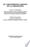 El crecimiento urbano en la Argentina