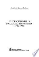 El descenso de la natalidad en Navarra (1786-1991)