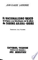 El nacionalismo vasco