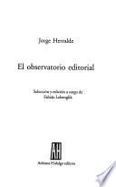 El observatorio editorial