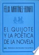 El Quijote y la poética de la novela