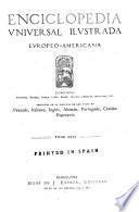 Enciclopedia universal ilustrada europeo-americana ...