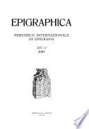 Epigraphica