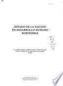 Estado de la nación en desarrollo humano sostenible