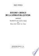 Estudio crítico de la literatura juvenil