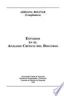 Estudios en el análisis crítico del discurso