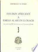 Estudios ofrecidos a Emilio Alarcos Llorach