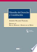 Filosofía del Derecho y Constitución