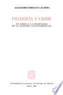 Filosofía y crisis