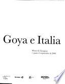 Goya e Italia