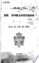 Guía de forasteros en Madrid para el año de 1844