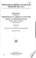 Hearings [and Reports] 81st Congress, 2nd Session