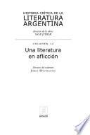 Historia crítica de la literatura argentina
