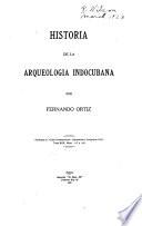 Historia de la arqueologia indocubana