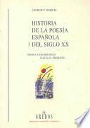 Historia de la poesía española del siglo XX