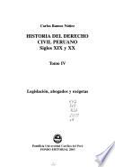 Historia del derecho civil peruano: Legislación, abogados y exégetas