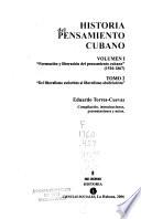 Historia del pensamiento cubano