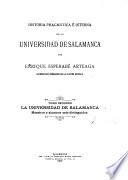 Historia pragmática é interna de la Universidad de Salamanca