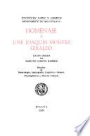 Homenaje a José Joaquín Montes Giraldo