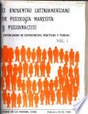 II Encuentro Latinoamericano de Psicología Marxista y Psicoanálisis