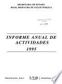 Informe anual de actividades del Ministerio de Salud Pública