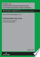 Intérpretes de Cine