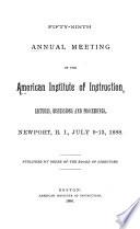 Introductory Discourse, and the Lectures Delivered Before the American Institute of Instruction