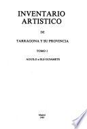 Inventario artístico de Tarragona y su provincia