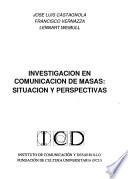 Investigación en comunicación de masas