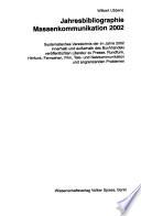 Jahresbibliographie Massenkommunikation