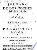 Jornada de los coches de Madrid a Alcala