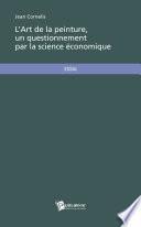 L'Art de la peinture, un questionnement par la Science économique