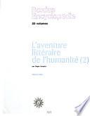L'Aventure littéraire de l'humanité