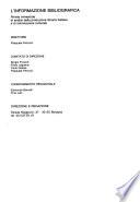 L'Informazione bibliografica