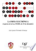 La firma electrónica