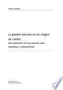 La gestión bancaria en los riesgos de crédito