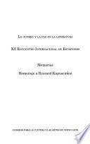 La guerra y la paz en la literatura