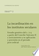 La incardinación en los institutos seculares