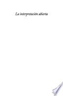 La interpretación abierta