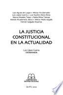 La justicia constitucional en la actualidad