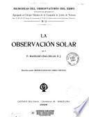 La observación solar
