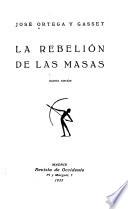 La rebelión de las masas