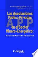 Las Asociaciones Público Privadas (APP) en el Sector Minero-Energético: Experiencia Nacional e Internacional