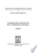 Las bibliotecas jesuíticas en la Venezuela colonial: 2. Las Bibliotecas (continued): Biblioteca de la Residencia de Maracaibo, Biblioteca del Colegio de Caracas, Misión Tame, Misión de Patute, Misión de Caribabare, Misión de Manare o Pauto, San Ignacio de Betoyes, Misión de San Miguel de Macuco, Misión de Casimena, Misión de Surimena, Misión de San Francisco Javier de Macaguane, Misión de San Salvador de Casanare ; 3. Indices