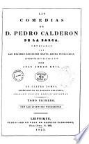 Las comedias de D. Pedro Calderon de la Barca