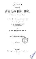 Leben des seligen Peter Alois Maria Chanel, Priester der Gesellschaft Mariä und ersten Martyrers Oceaniens